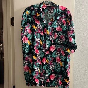 Marvel Venom Men’s Hawaiin Button-Up Shirt
